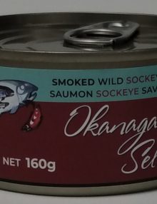 Okanagan Select Traditional Smoked Wild Sockeye Salmon | 160g Can